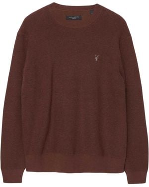 AllSaints Organic Cotton-Wool Aspen Jumper - Brown