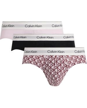 Calvin Klein Cotton Stretch Icon Hip Briefs - White