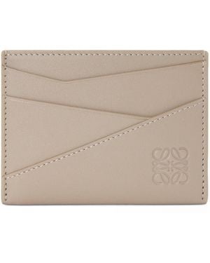 Loewe Leather Puzzle Edge Card Holder - Natural