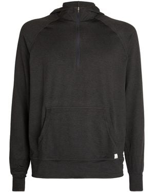 Vuori Ponto Performance Half-Zip Hoodie - Black