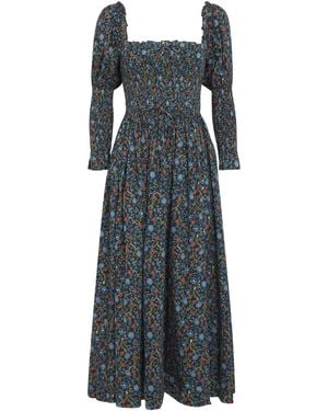 Doen Cotton Bijou Maxi Dress - Grey
