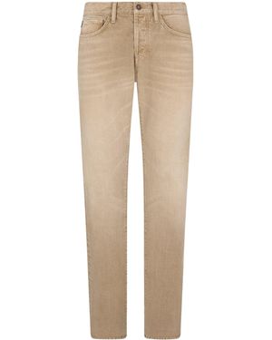 Tom Ford Straight Jeans - Natural