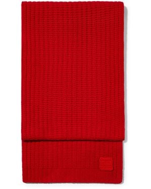 MAX&Co. Virgin Wool Knitted Scarf - Red