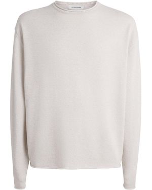 LE17SEPTEMBRE Cotton-Blend Textured Jumper - White