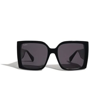 Max Mara Acetate Oversized Square Sunglasses - Black