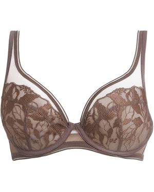 Maison Lejaby Lace Sin Underwired Bra - Brown
