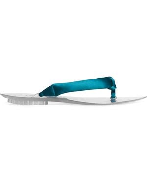 Alaïa Invisible Thong Flip Flops - Blue