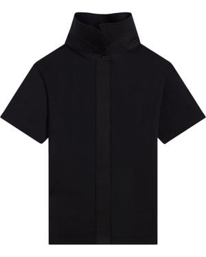 Givenchy Cotton Reverse Collar T-Shirt - Black