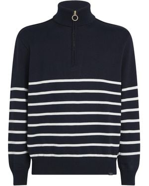 Paul & Shark Wool-Blend Striped Jumper - Blue