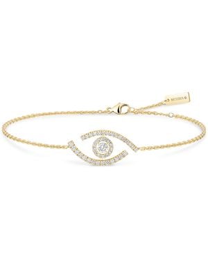 Messika Lucky Eye And Diamond Bracelet - White