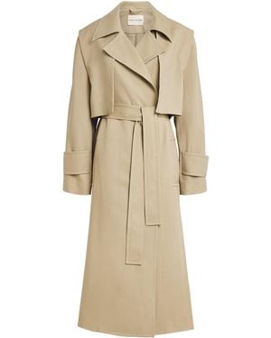 Camilla & Marc Wool Omar Trench Coat - Natural