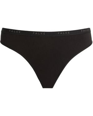 FALKE Daily Comfort Tanga - Black