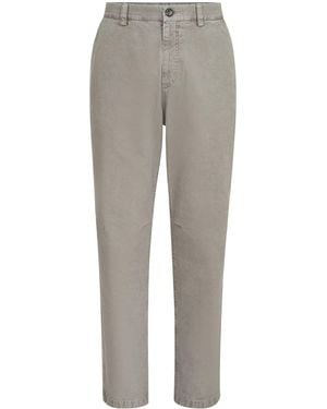Brunello Cucinelli Peached Cotton Gabardine Pants - Gray