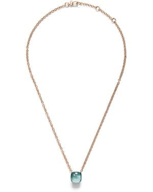 Pomellato Rose Nudo Pendant Necklace - Blue