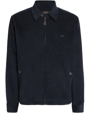 Wales Bonner Corduroy Drew Shacket - Blue