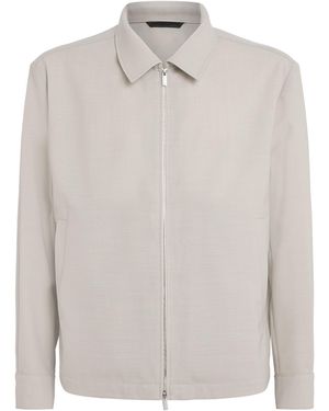 BOSS Virgin Wool Jacket - White