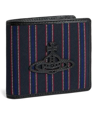 Vivienne Westwood Stripe Bifold Wallet - Blue