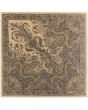 Ralph Lauren Silk Paisley Scarf - Natural