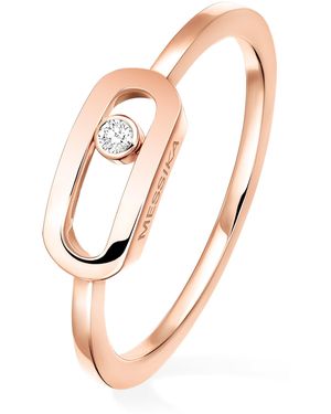 Messika Move Uno And Diamond Ring - Metallic