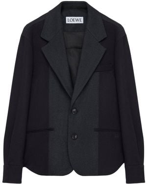 Loewe Wool-Blend Hybrid Blazer - Blue