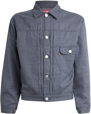 Junya Watanabe Wool Trucker Jacket - Blue