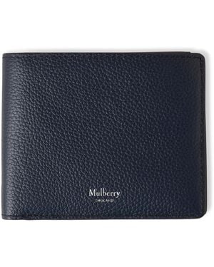 Mulberry Leather Heritage Bifold Wallet - Blue