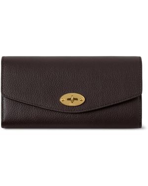 Mulberry Leather Darley Wallet - Black