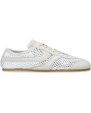 Dries Van Noten Suede Low-Top Trainers - White