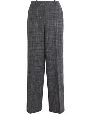 Theory Wool-Blend Malfile Tailored Pants - Gray