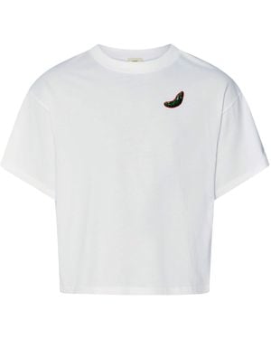 Hanro X Charlotte Adam Cotton T-Shirt - White