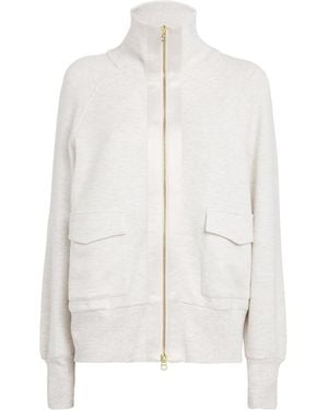 Varley Roxbury Zip-Up Sweatshirt - White