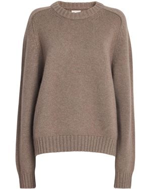 KHAITE Cashmere Mae Sweater - Brown