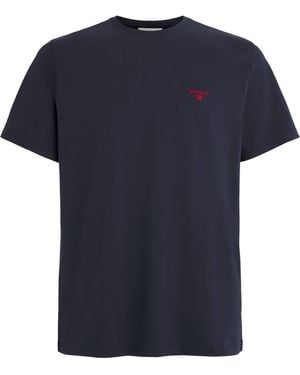 Barbour Cotton Essential Sports T-Shirt - Blue