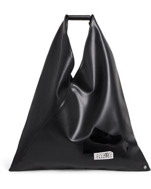 MM6 by Maison Margiela Medium Archive Tape Tote Bag - Black