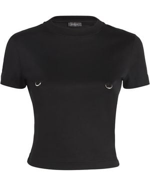 Mugler Cotton Piercing Baby T-Shirt - Black