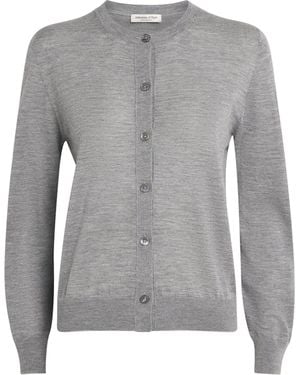 Johnstons of Elgin Cashmere Honour Cardigan - Grey