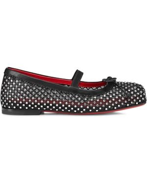 Christian Louboutin Baballet Strass Ballet Flats - Black