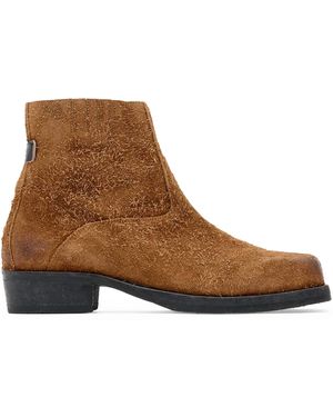 AllSaints Suede Orla Ankle Boots - Brown