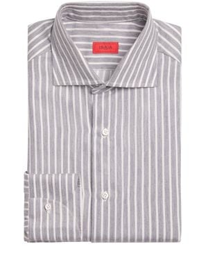 Isaia Cotton-Cashmere Shirt - White