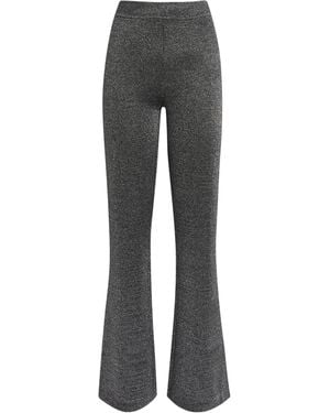 Missoni Metallic Flared Trousers - Grey