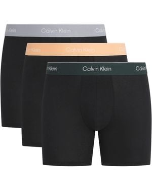 Calvin Klein Cotton Stretch Relaxed Icon Trunks - Black