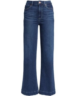 PAIGE Leenah Wide-Leg Jeans - Blue
