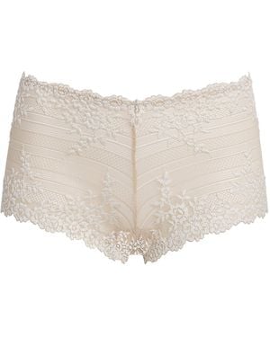 Wacoal Embrace Lace Boy Shorts - White