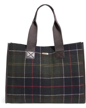 Barbour Tartan Turnberry Tote Bag - Black