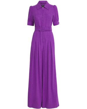 ME+EM Very Wide-Leg Jumpsuit - Purple
