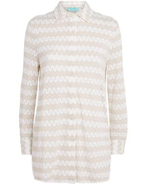 Melissa Odabash Daria Beach Shirt - White