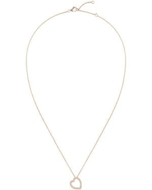 Repossi And Diamond Antifer Pendant Necklace - White