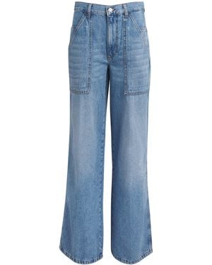 Sandro Wide-Leg Jeans - Blue