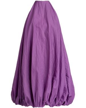 Alaïa Balloon Mini Dress - Purple