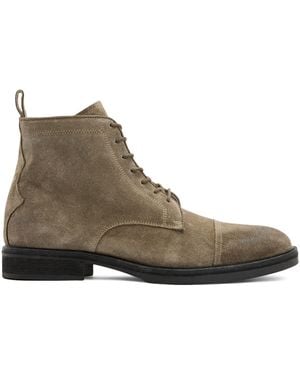 AllSaints Suede Drago Boots - Brown